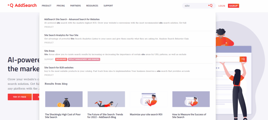 Federated search examples