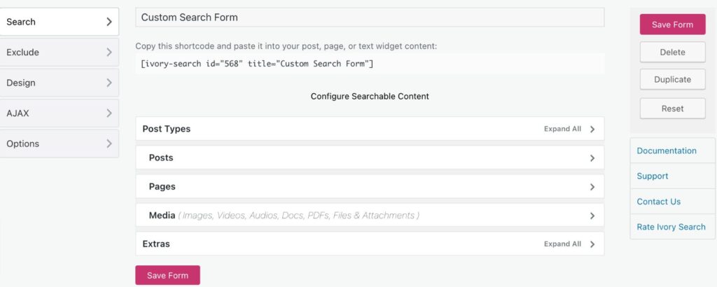 WordPress Search Plugin 8: Ivory Search