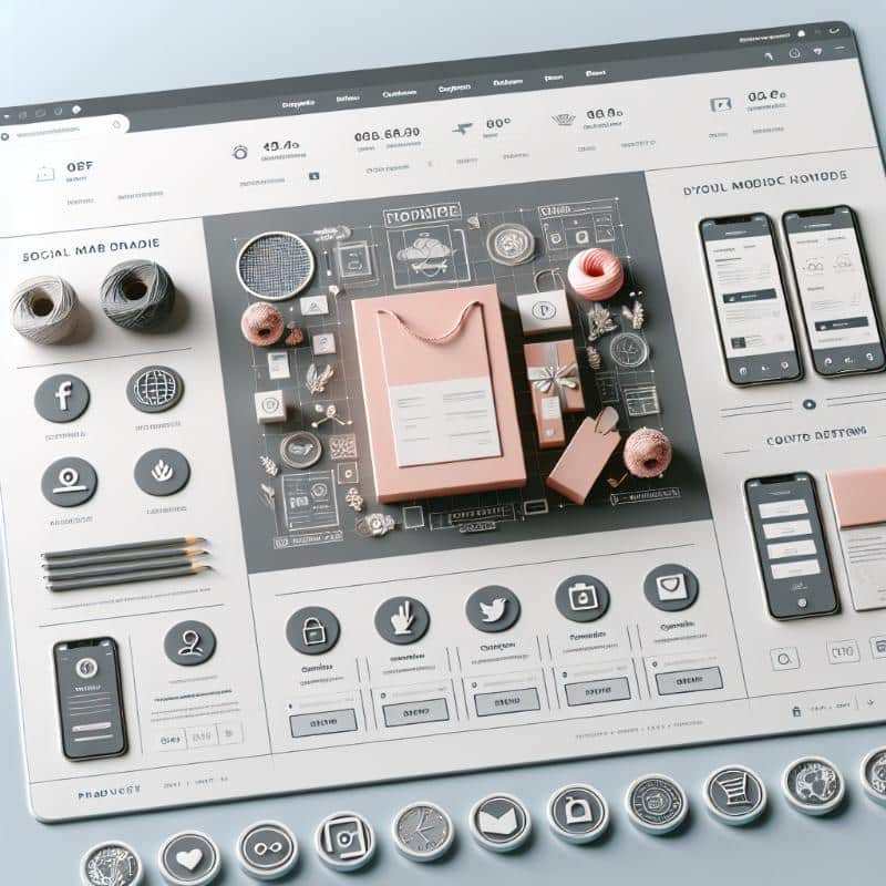 Must have features of e commerce: Social media integration