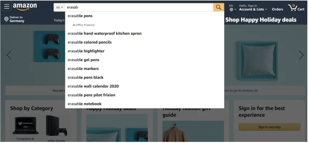 What is Autocomplete Search? What great autocomplete can look like.