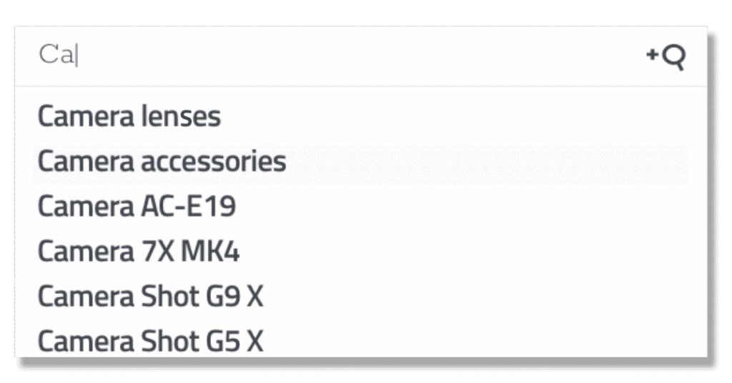Autocomplete, also known as autofill or type-ahead, is a feature that suggests words based on a user's input.