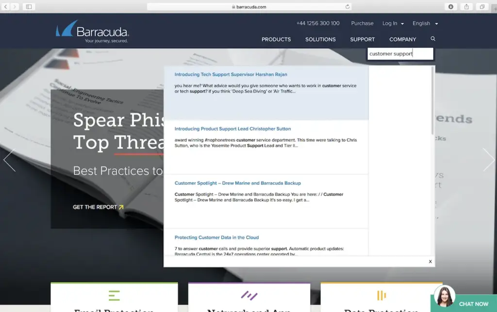 Advantages AddSearch offers as a Google Site Search Alternative: Instant results and search-as-you-type