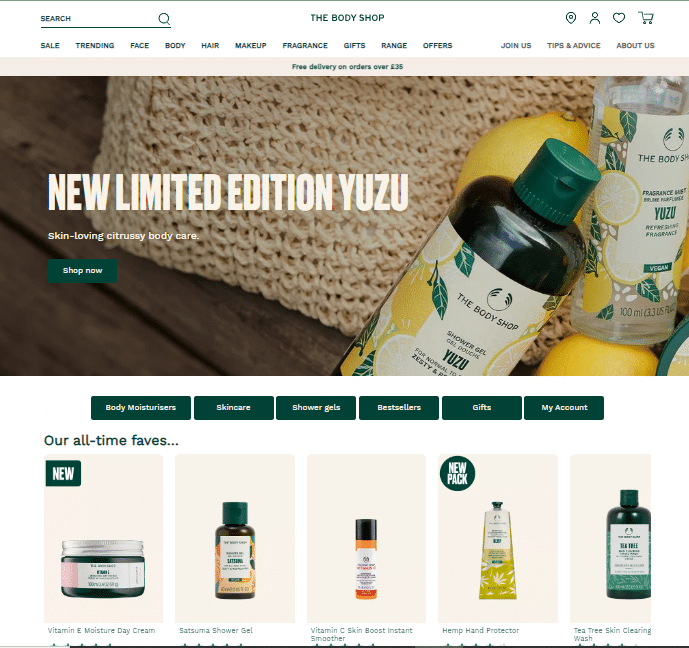 Strategic placement of product recommendations: Homepage