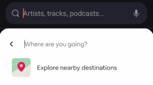 Examples for search bar hints